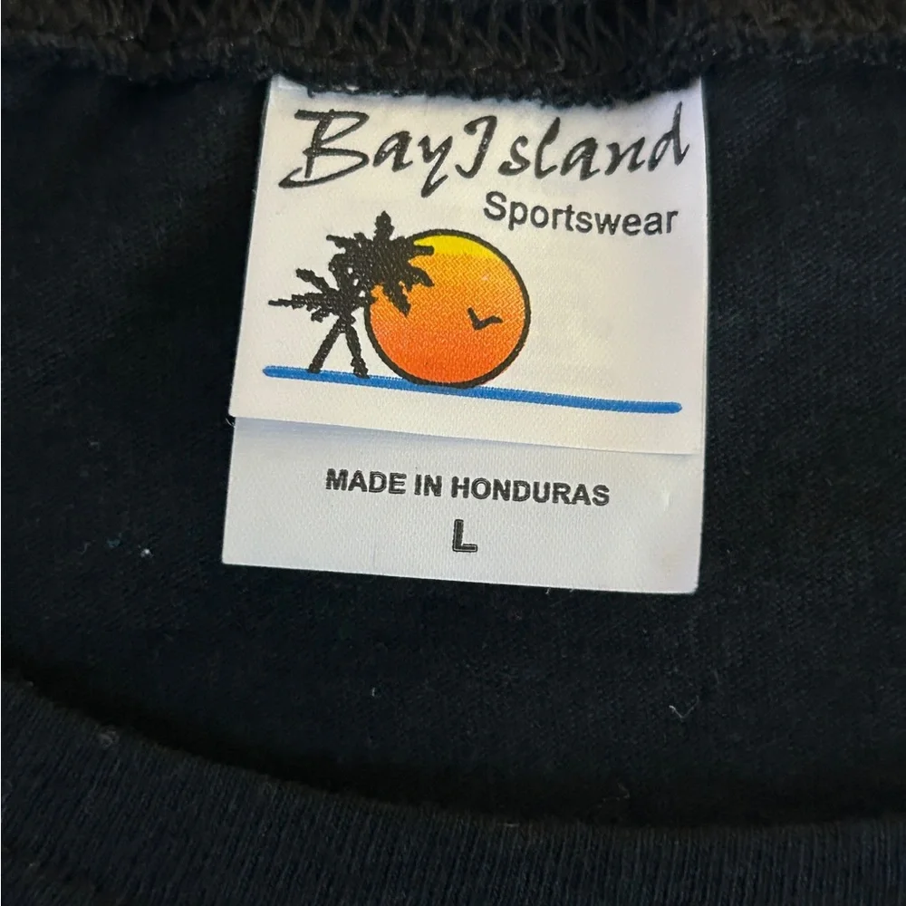 Bay Island Black Led Zeppelin Short Sleeve Tee Sz L - Picture 2 of 11